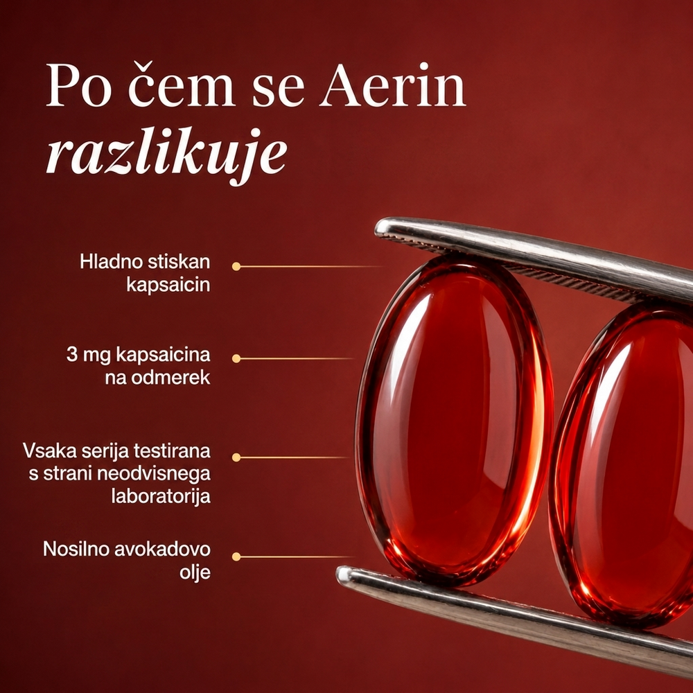 Aerin kapsaicinska moč